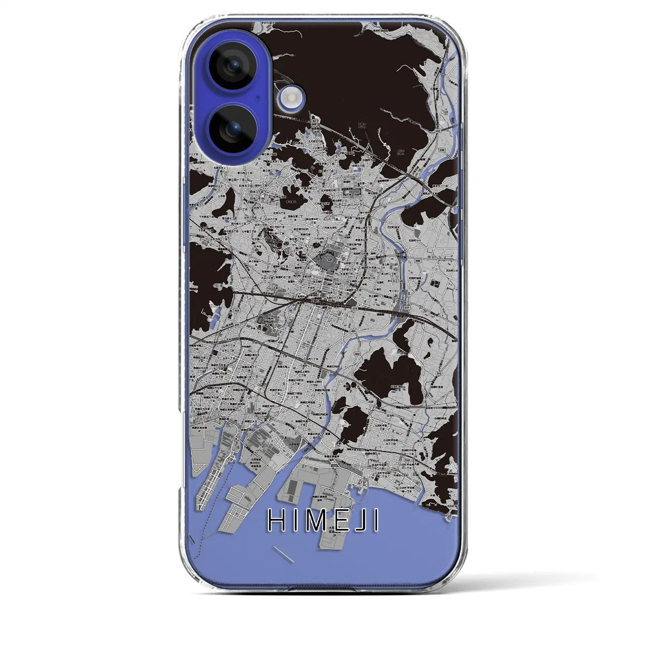 【姫路(兵庫県)】地図柄iPhoneケース(クリアタイプ)