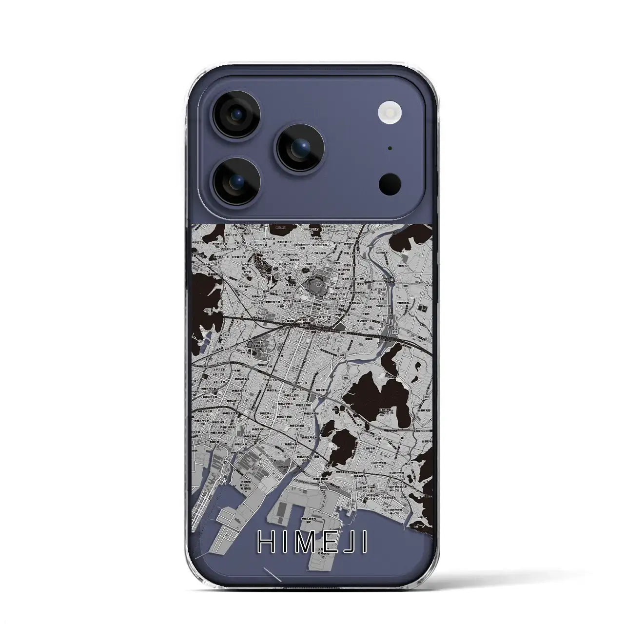 【姫路(兵庫県)】地図柄iPhoneケース(クリアタイプ)