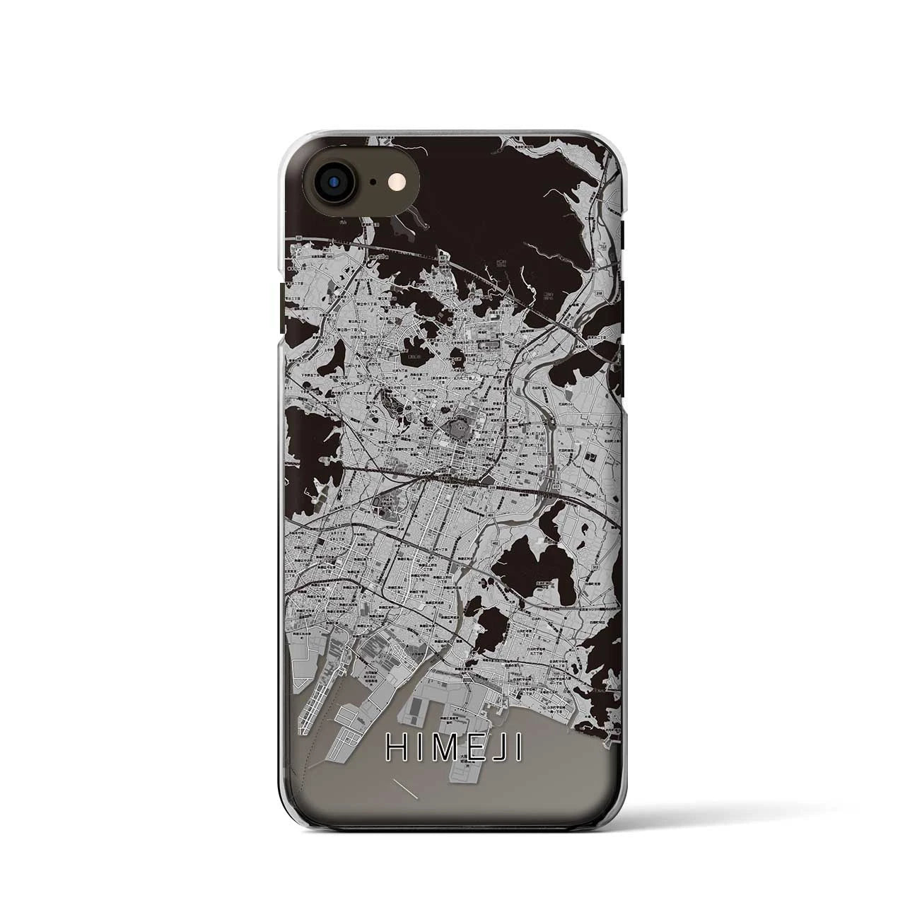 【姫路(兵庫県)】地図柄iPhoneケース(クリアタイプ)