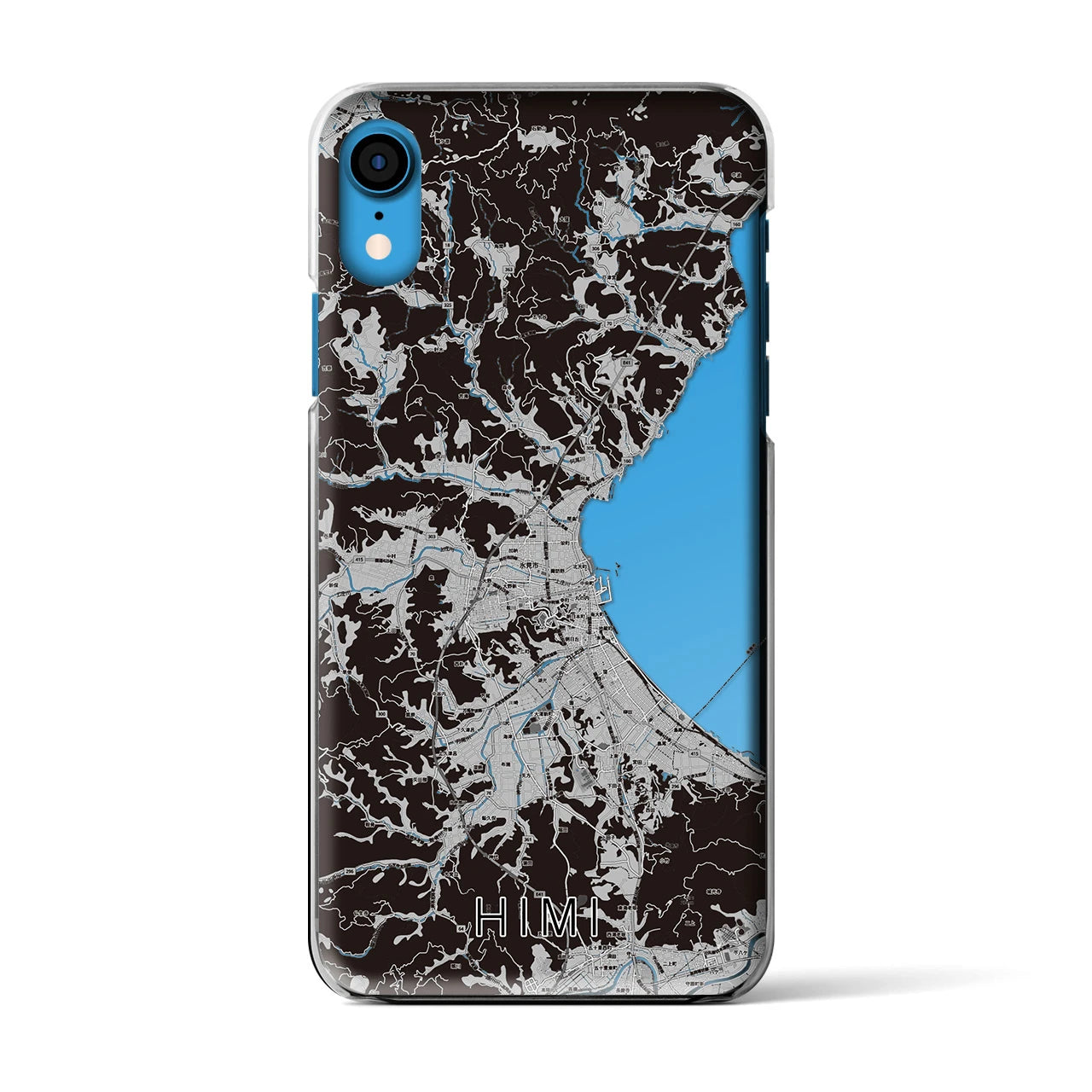 【氷見(富山県)】地図柄iPhoneケース(クリアタイプ)