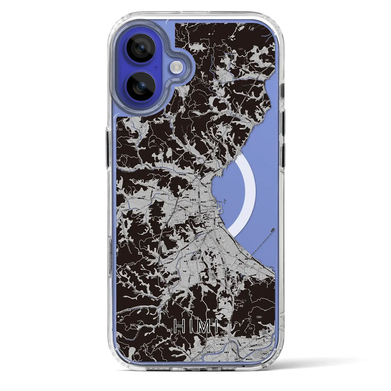 【氷見(富山県)】地図柄iPhoneケース(MagSafeタイプ)