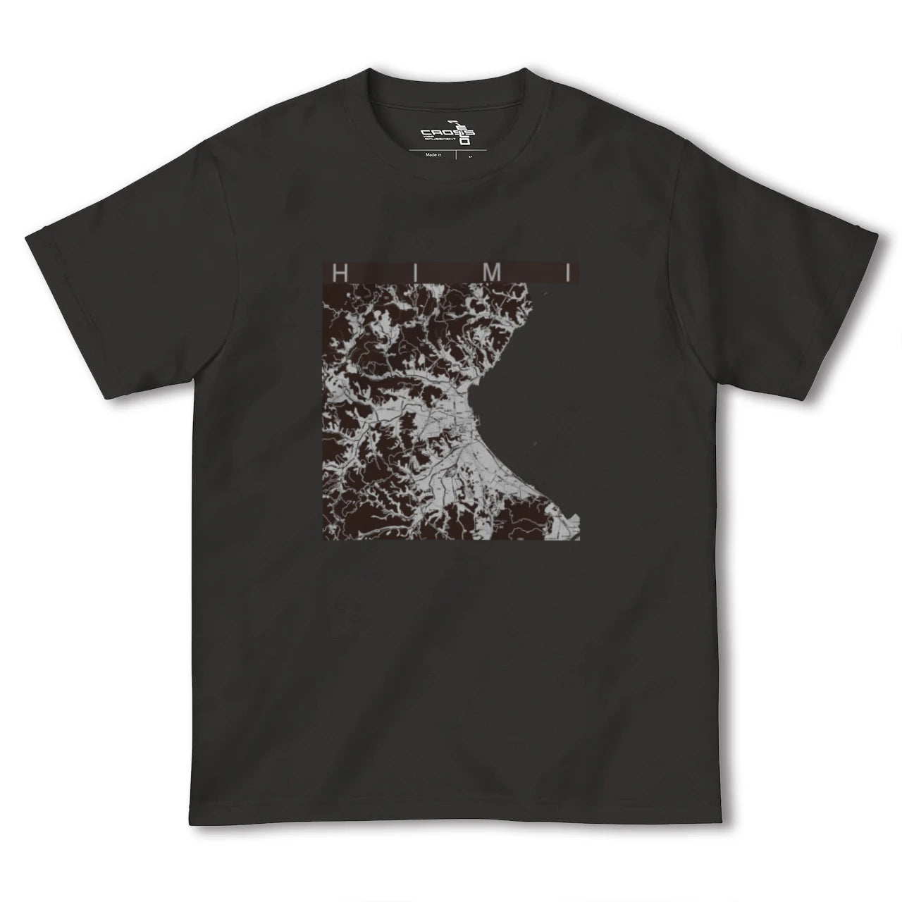 【氷見(富山県)】地図柄ヘビーウェイトTシャツ