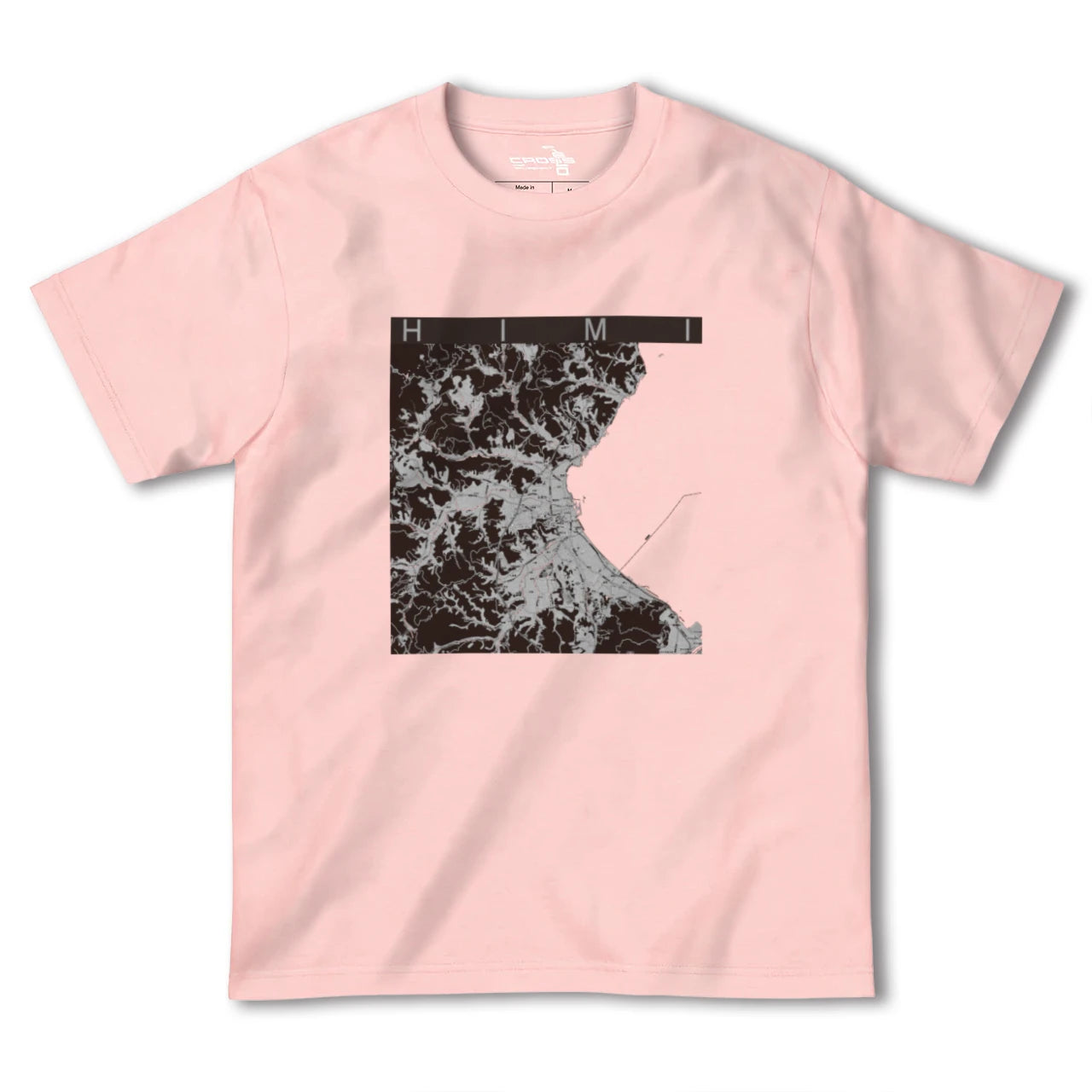 【氷見(富山県)】地図柄ヘビーウェイトTシャツ