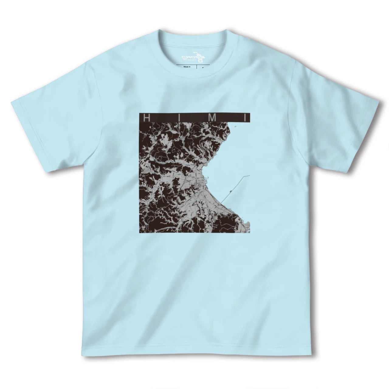 【氷見(富山県)】地図柄ヘビーウェイトTシャツ
