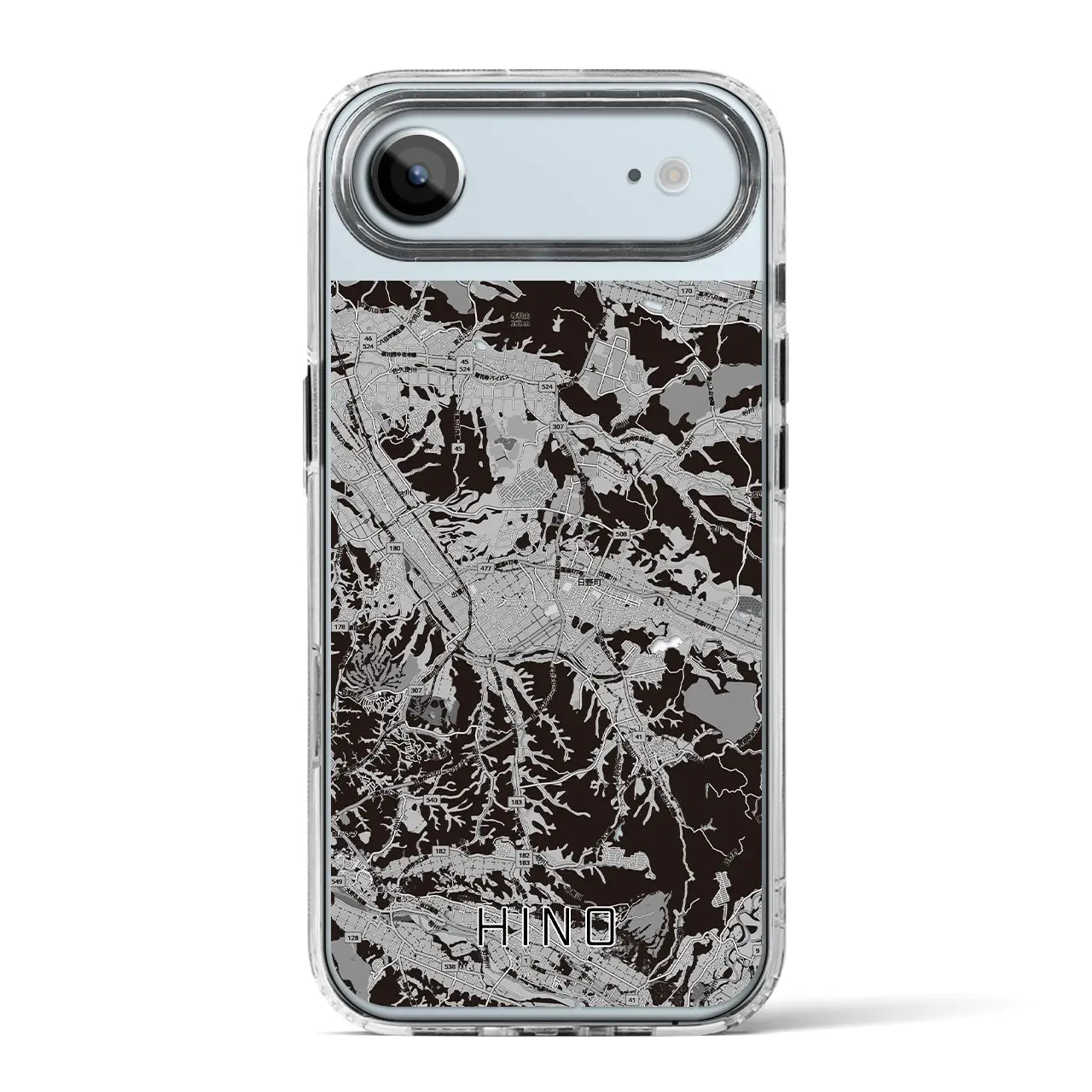 【日野(滋賀県)】地図柄iPhoneケース(MagSafeタイプ)