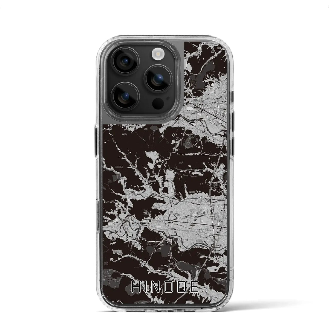 【日の出(東京都)】地図柄iPhoneケース(MagSafeタイプ)