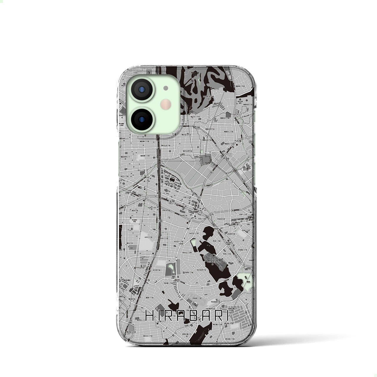 【平針(愛知県)】地図柄iPhoneケース(クリアタイプ)