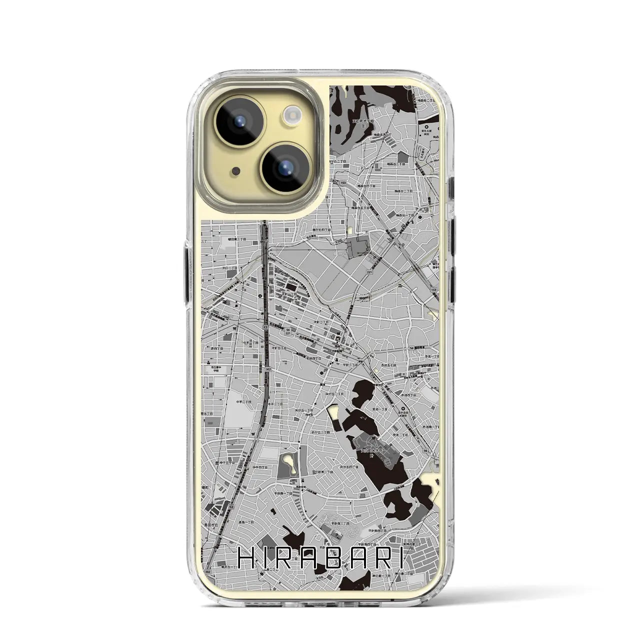 【平針(愛知県)】地図柄iPhoneケース(MagSafeタイプ)