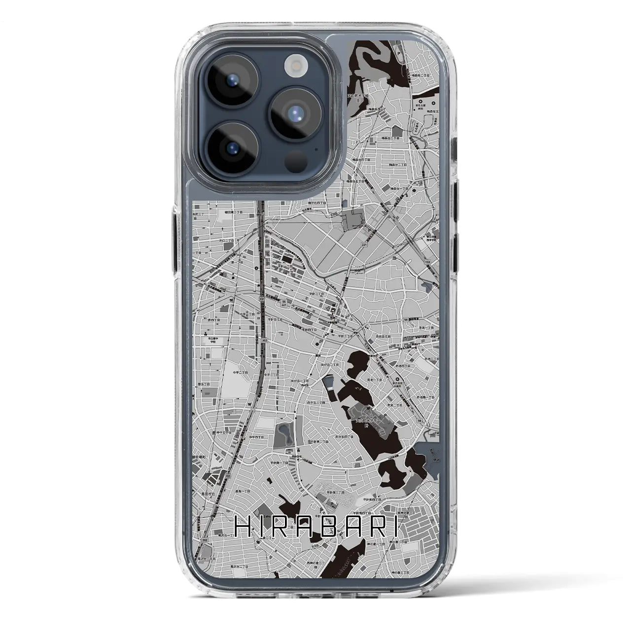 【平針(愛知県)】地図柄iPhoneケース(MagSafeタイプ)