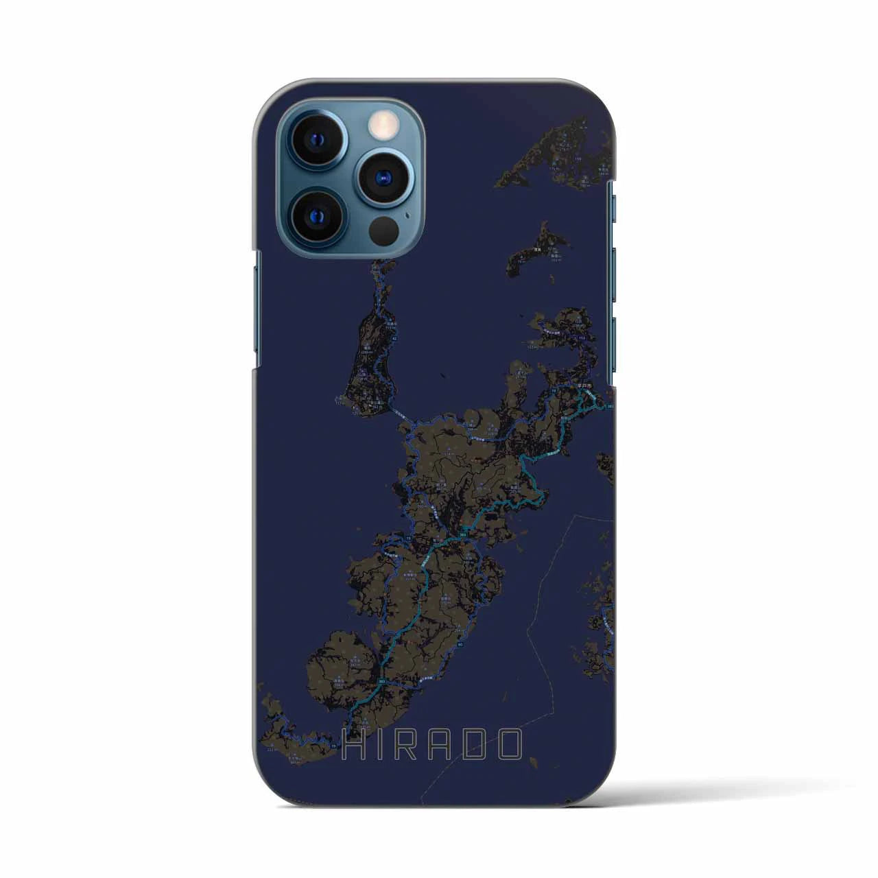 【平戸(長崎県)】地図柄iPhoneケース(バックカバータイプ)