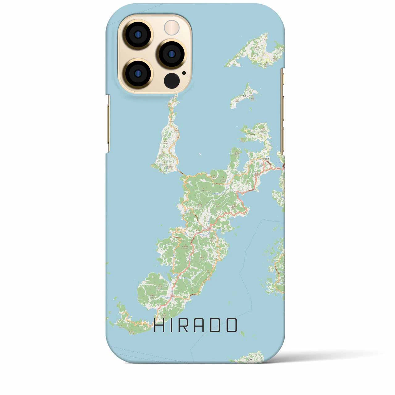 【平戸(長崎県)】地図柄iPhoneケース(バックカバータイプ)