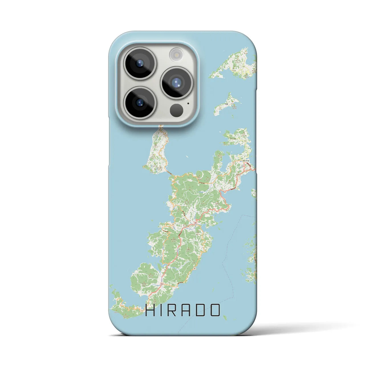 【平戸(長崎県)】地図柄iPhoneケース(バックカバータイプ)