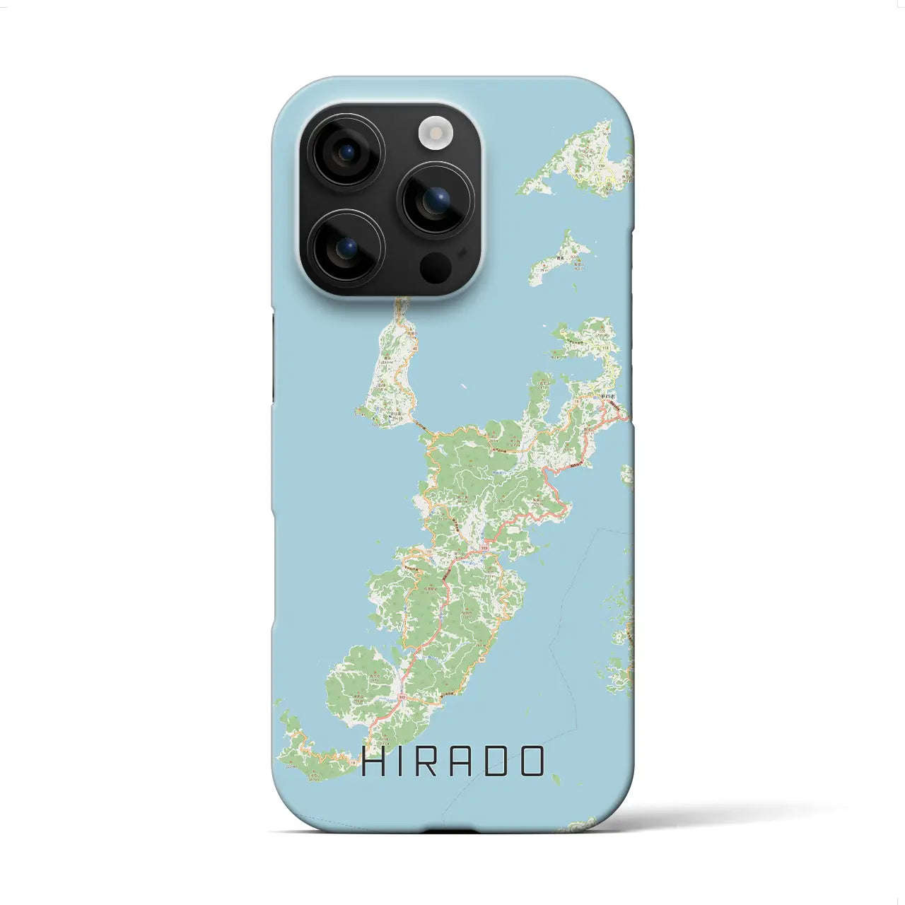 【平戸(長崎県)】地図柄iPhoneケース(バックカバータイプ)
