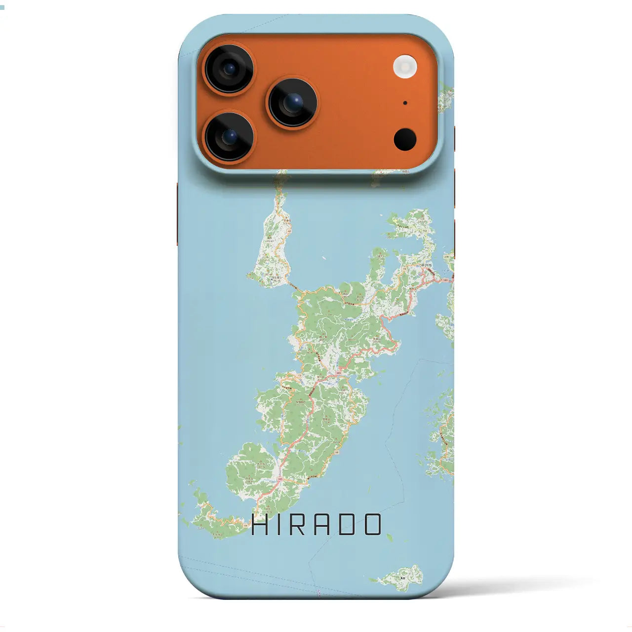 【平戸(長崎県)】地図柄iPhoneケース(バックカバータイプ)