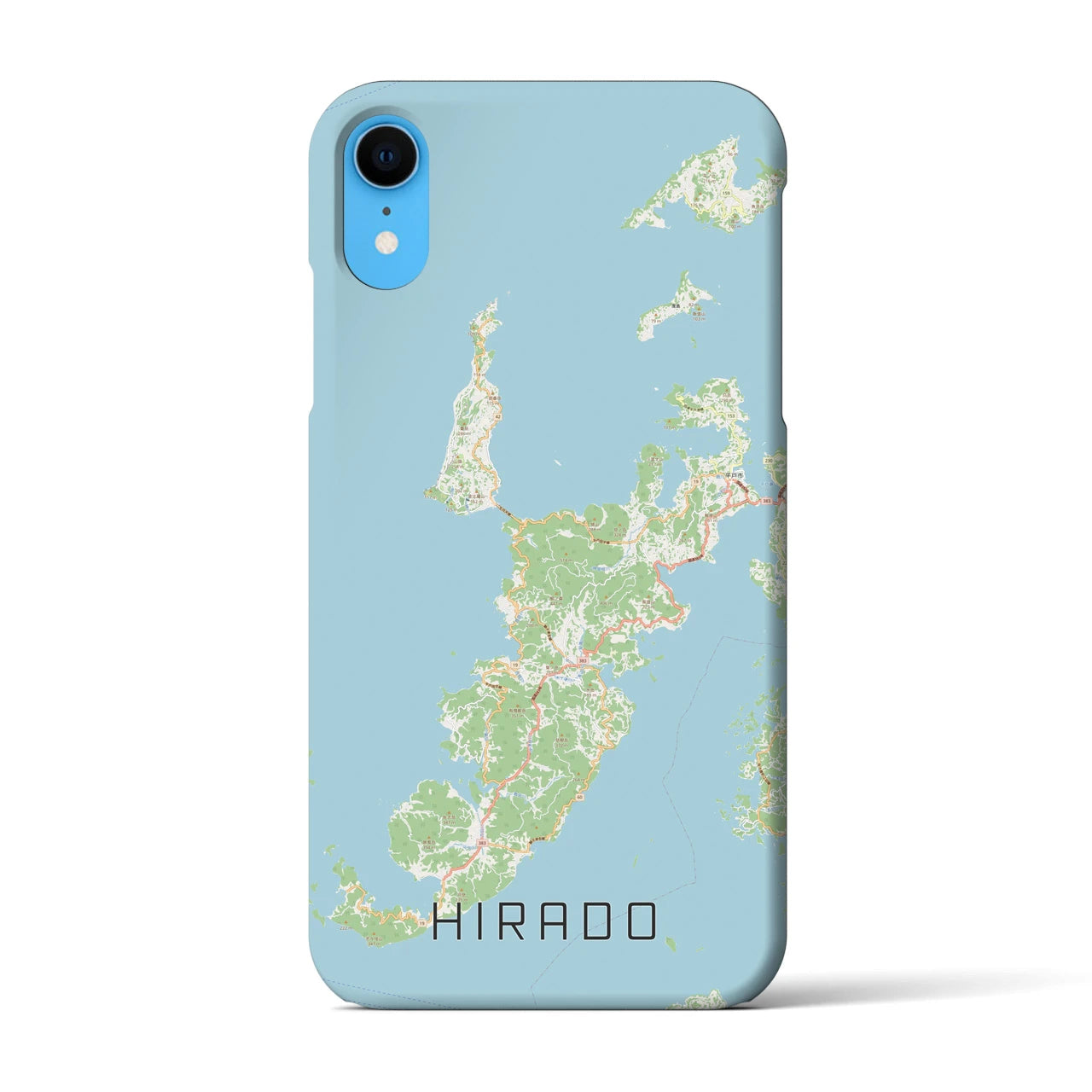 【平戸(長崎県)】地図柄iPhoneケース(バックカバータイプ)