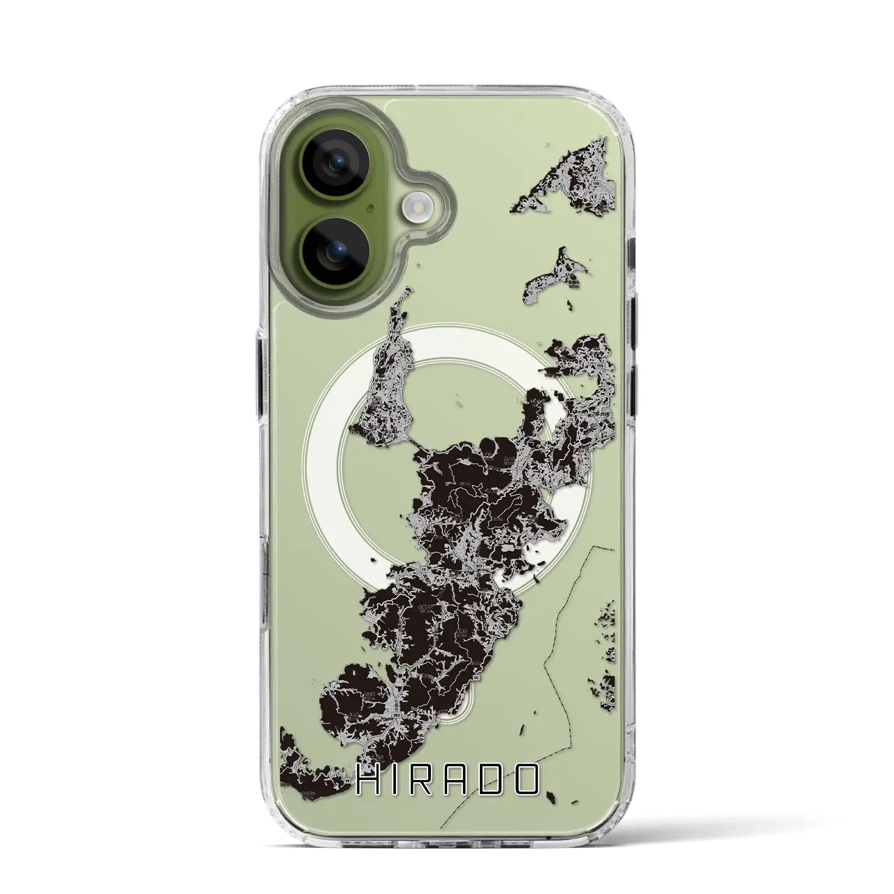 【平戸(長崎県)】地図柄iPhoneケース(MagSafeタイプ)