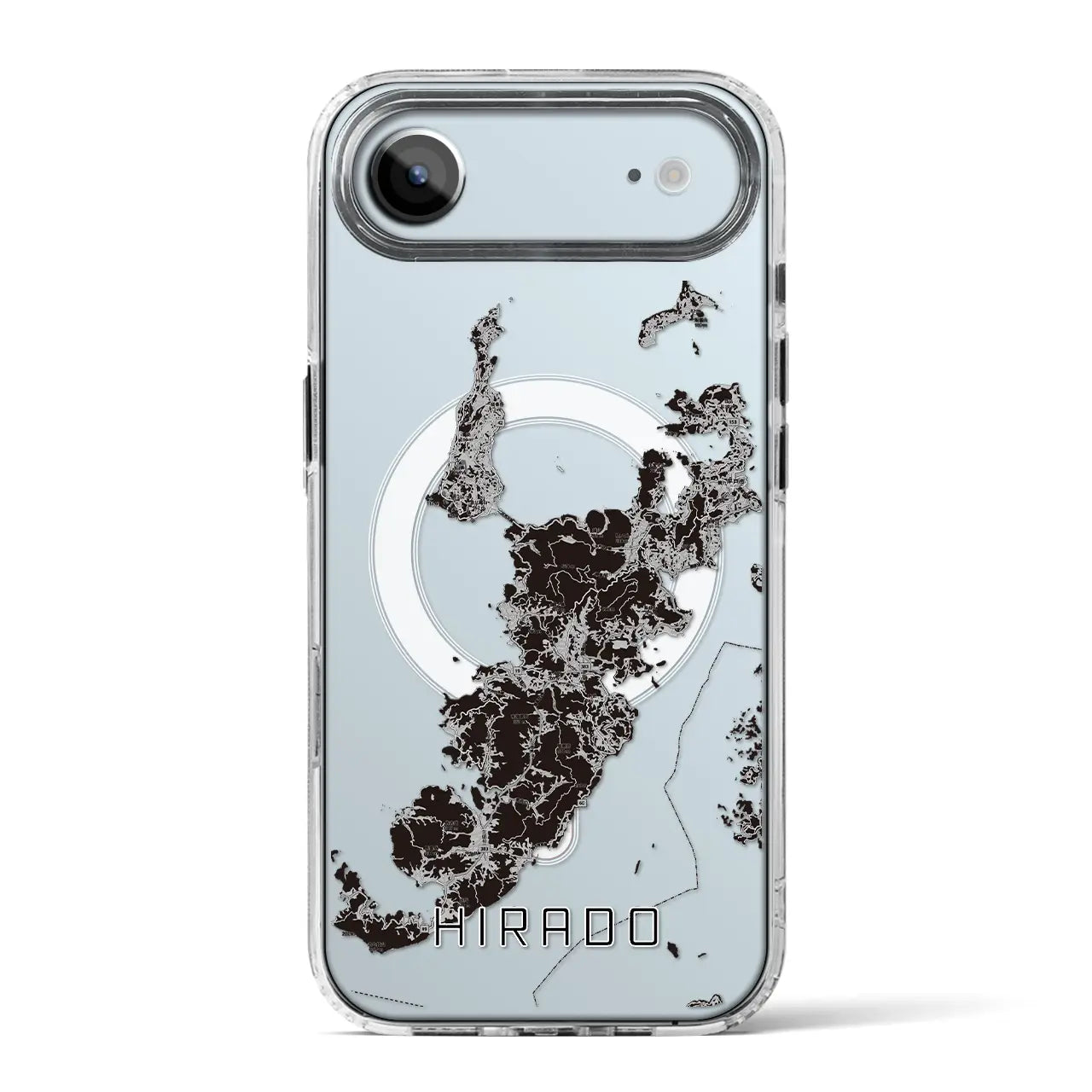 【平戸(長崎県)】地図柄iPhoneケース(MagSafeタイプ)