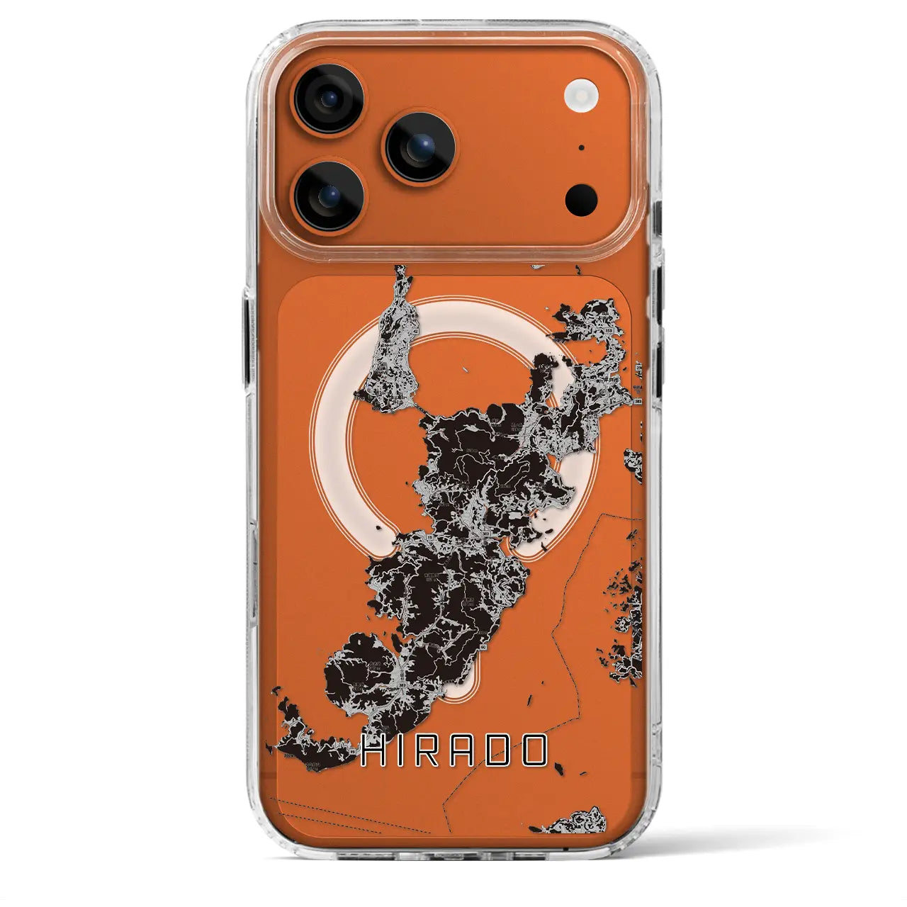 【平戸(長崎県)】地図柄iPhoneケース(MagSafeタイプ)