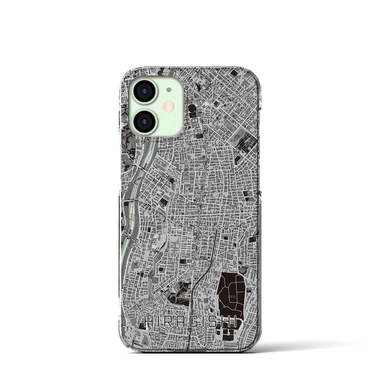 【平岸(北海道)】地図柄iPhoneケース(クリアタイプ)