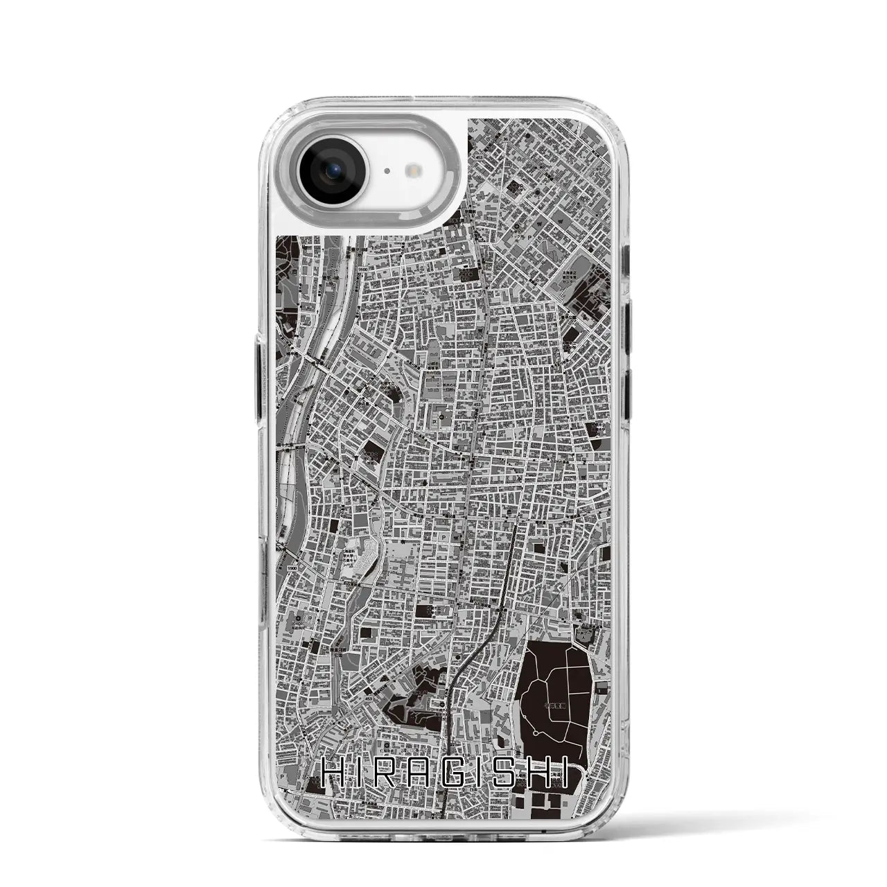 【平岸(北海道)】地図柄iPhoneケース(MagSafeタイプ)