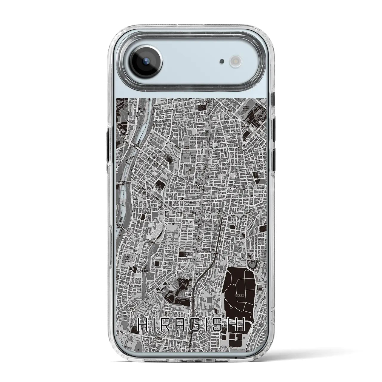 【平岸(北海道)】地図柄iPhoneケース(MagSafeタイプ)