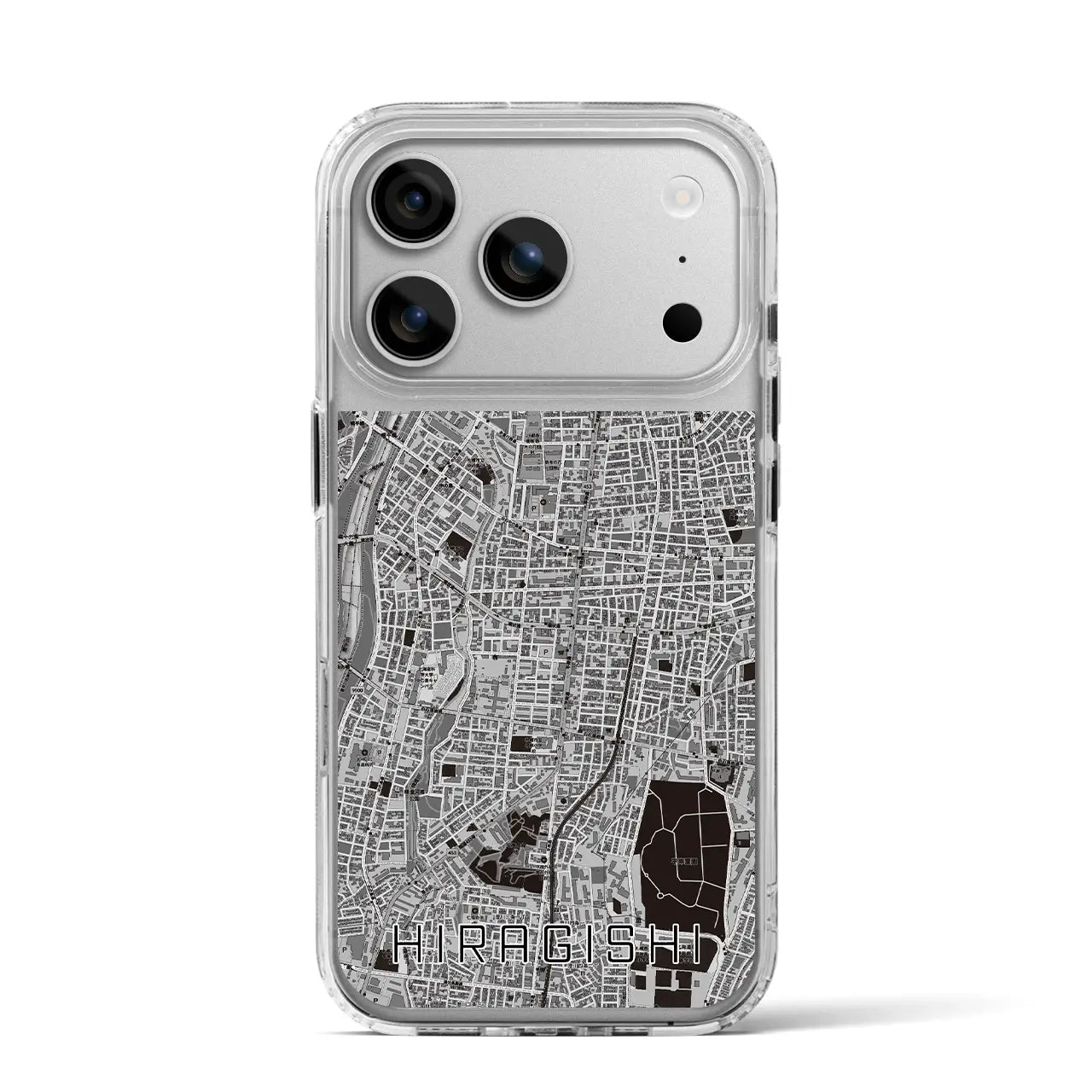 【平岸(北海道)】地図柄iPhoneケース(MagSafeタイプ)