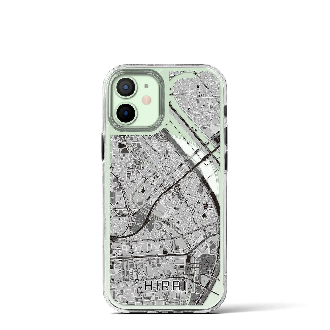 【平井(東京都)】地図柄iPhoneケース(MagSafeタイプ)