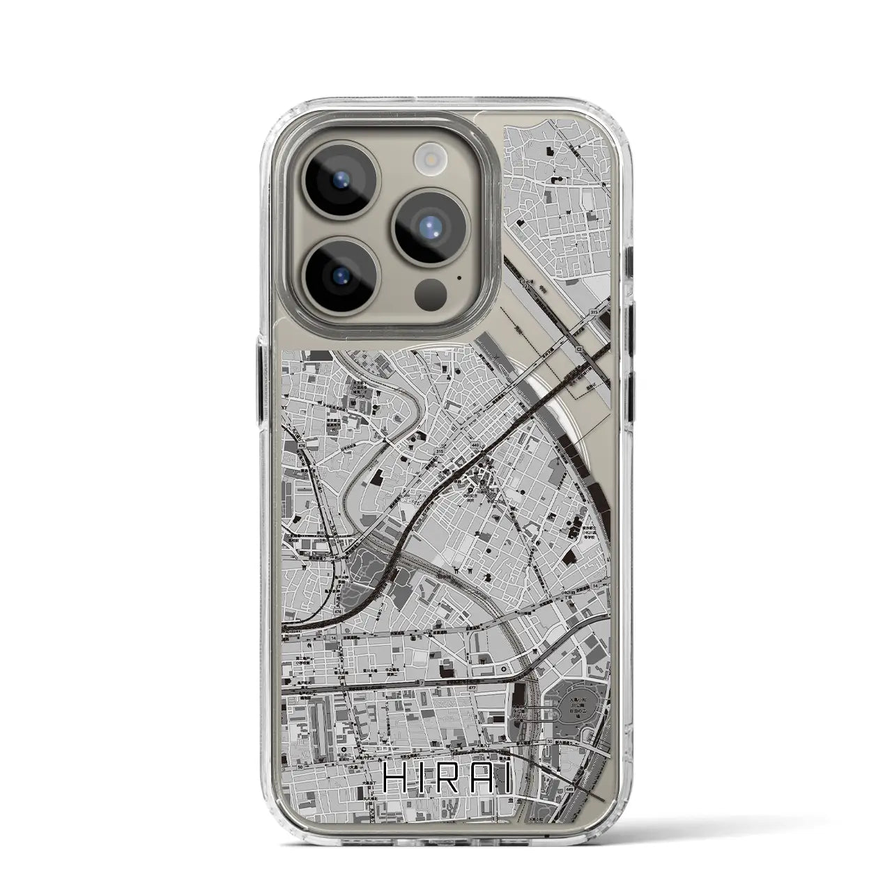 【平井(東京都)】地図柄iPhoneケース(MagSafeタイプ)
