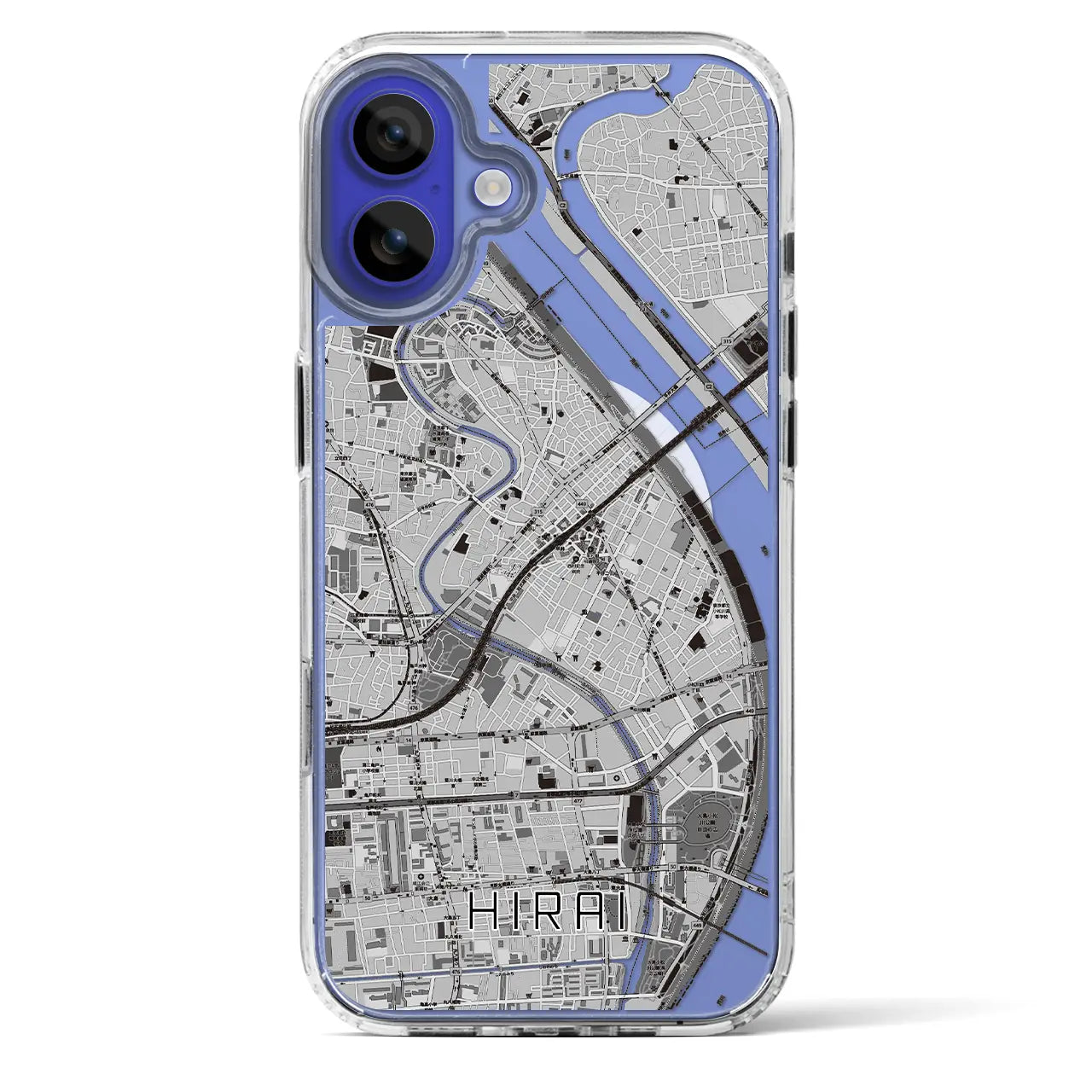 【平井(東京都)】地図柄iPhoneケース(MagSafeタイプ)