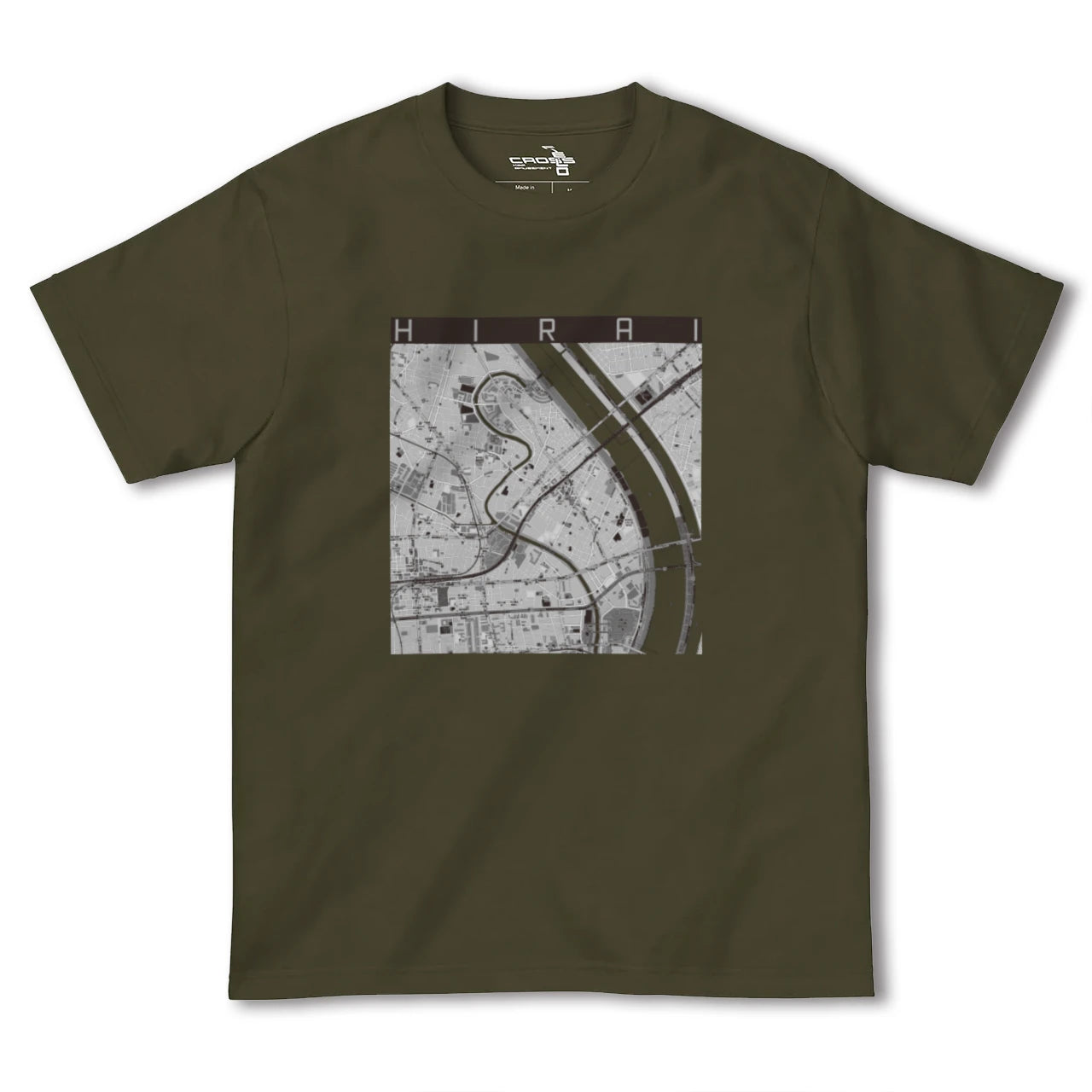 【平井(東京都)】地図柄ヘビーウェイトTシャツ