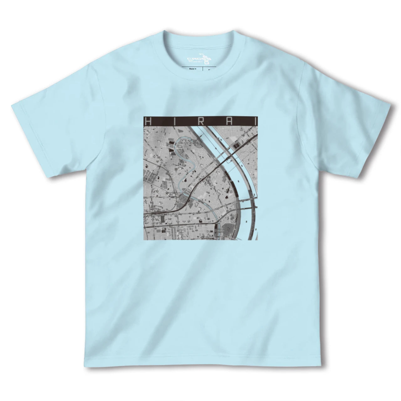 【平井(東京都)】地図柄ヘビーウェイトTシャツ