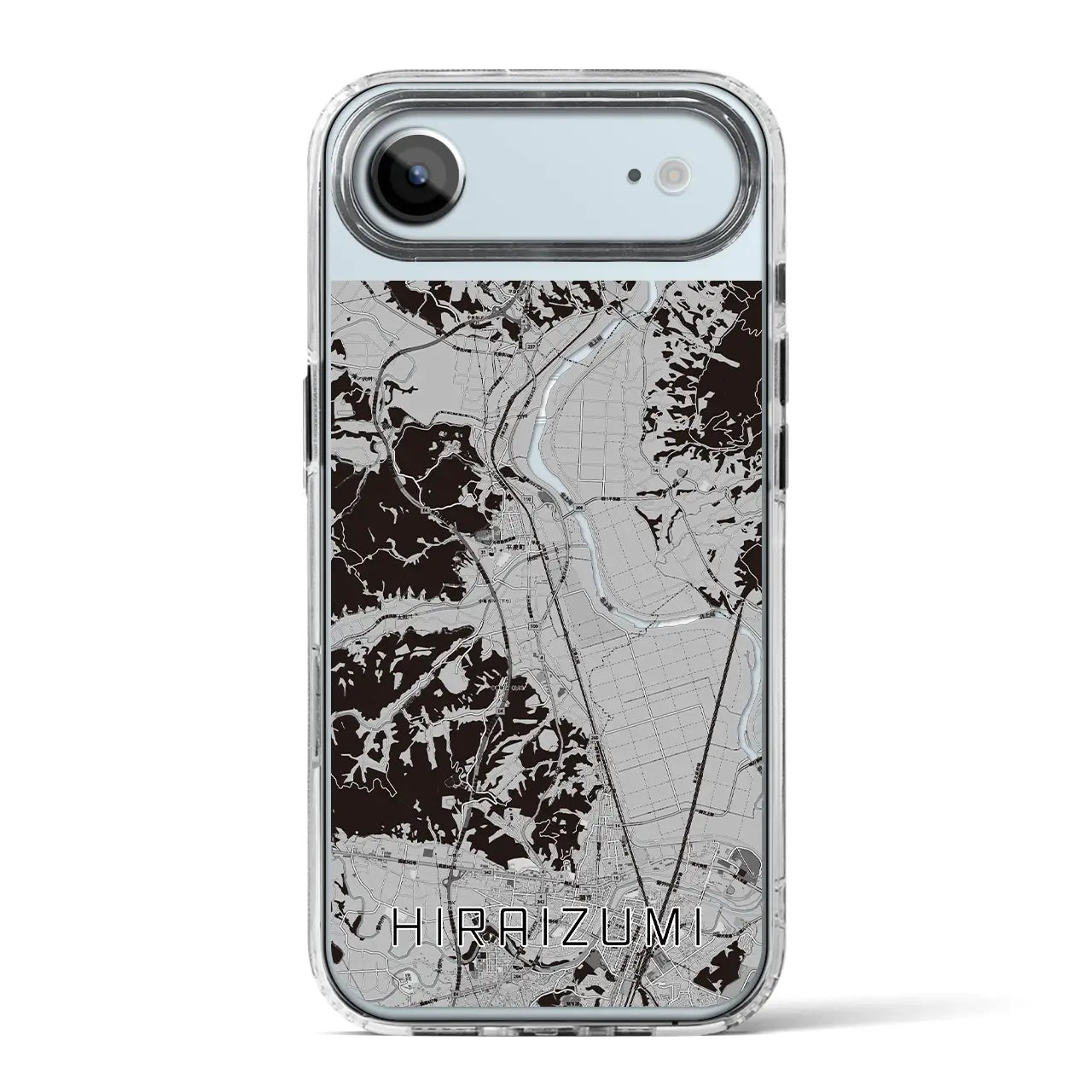 【平泉(岩手県)】地図柄iPhoneケース(MagSafeタイプ)