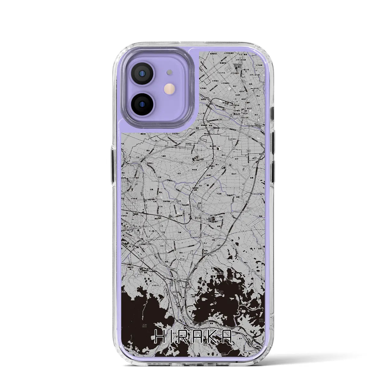 【平賀(青森県)】地図柄iPhoneケース(MagSafeタイプ)