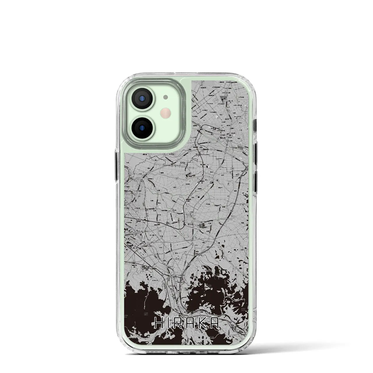 【平賀(青森県)】地図柄iPhoneケース(MagSafeタイプ)