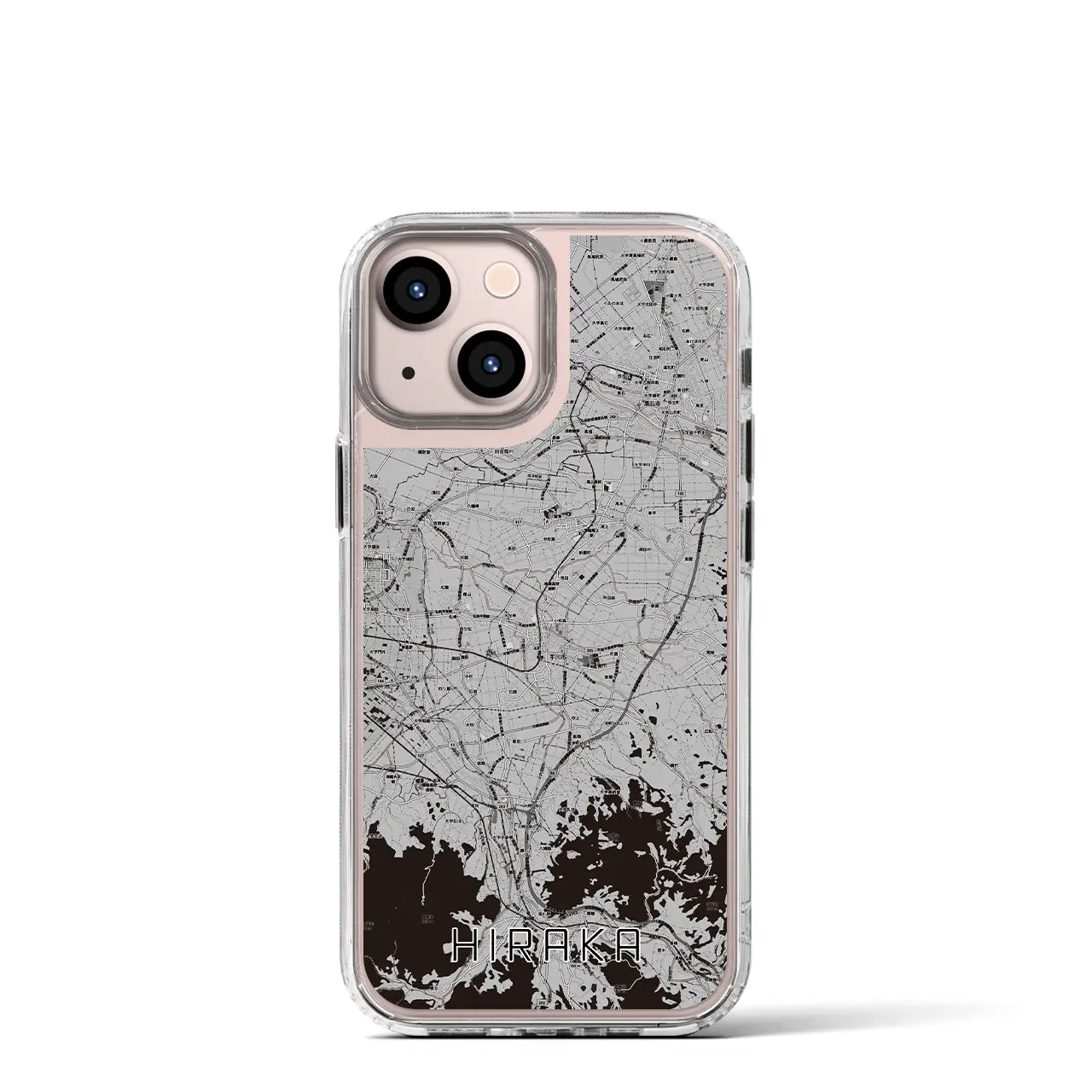 【平賀(青森県)】地図柄iPhoneケース(MagSafeタイプ)