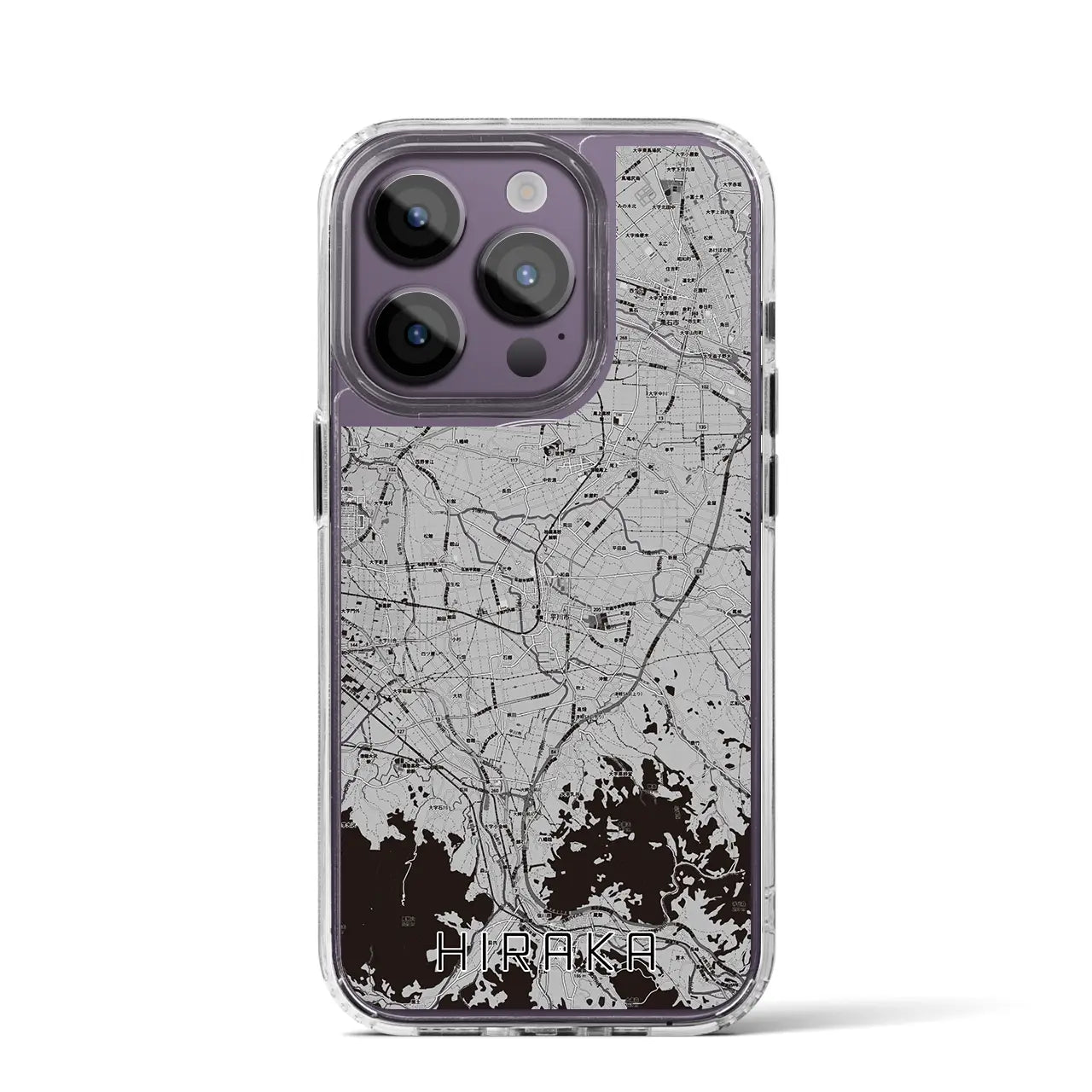 【平賀(青森県)】地図柄iPhoneケース(MagSafeタイプ)