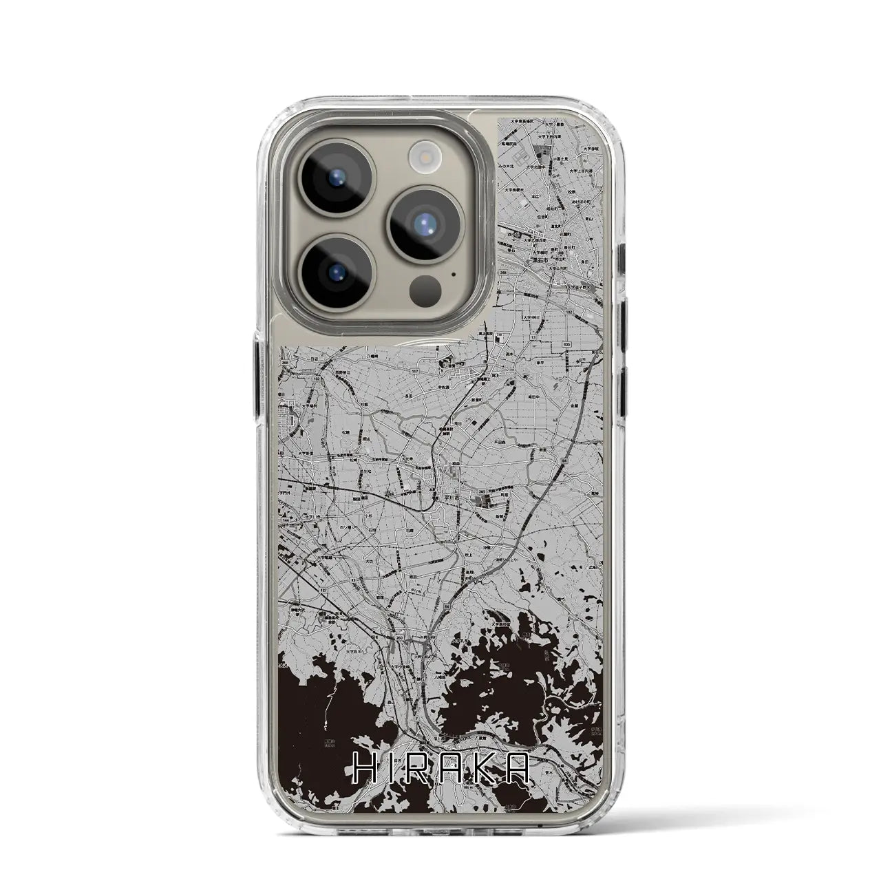 【平賀(青森県)】地図柄iPhoneケース(MagSafeタイプ)