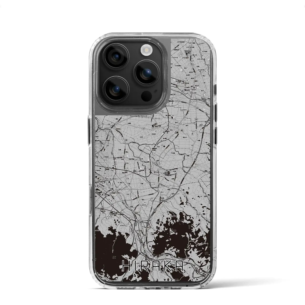 【平賀(青森県)】地図柄iPhoneケース(MagSafeタイプ)