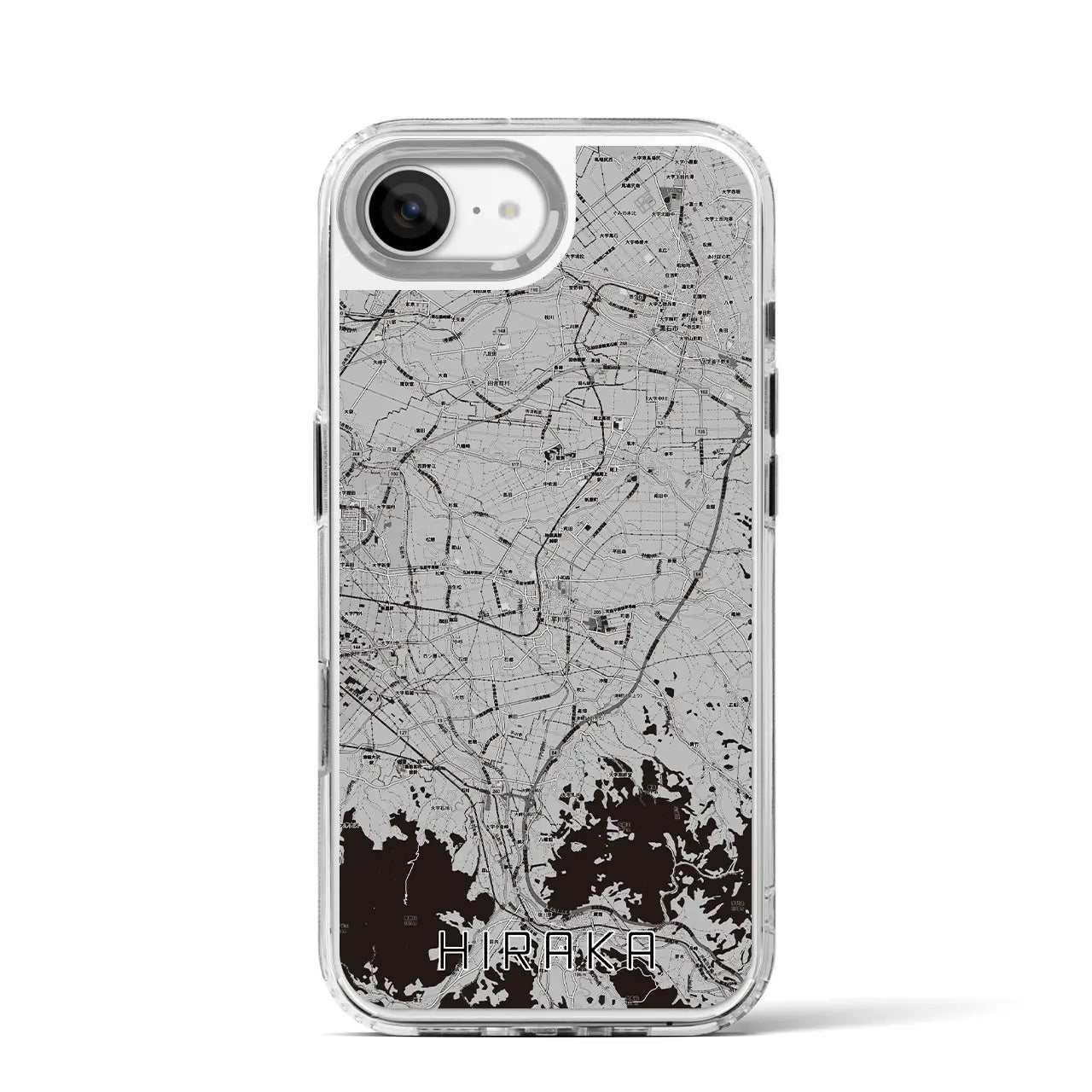 【平賀(青森県)】地図柄iPhoneケース(MagSafeタイプ)