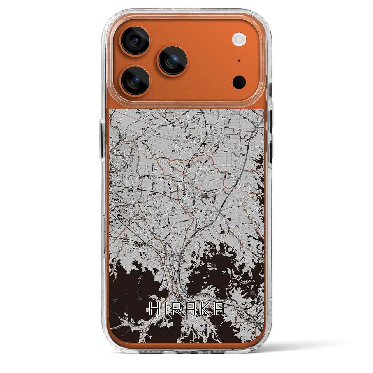 【平賀(青森県)】地図柄iPhoneケース(MagSafeタイプ)