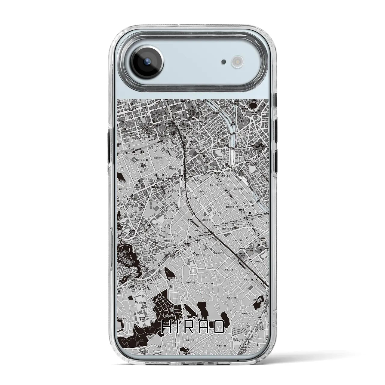 【平尾(福岡県)】地図柄iPhoneケース(MagSafeタイプ)