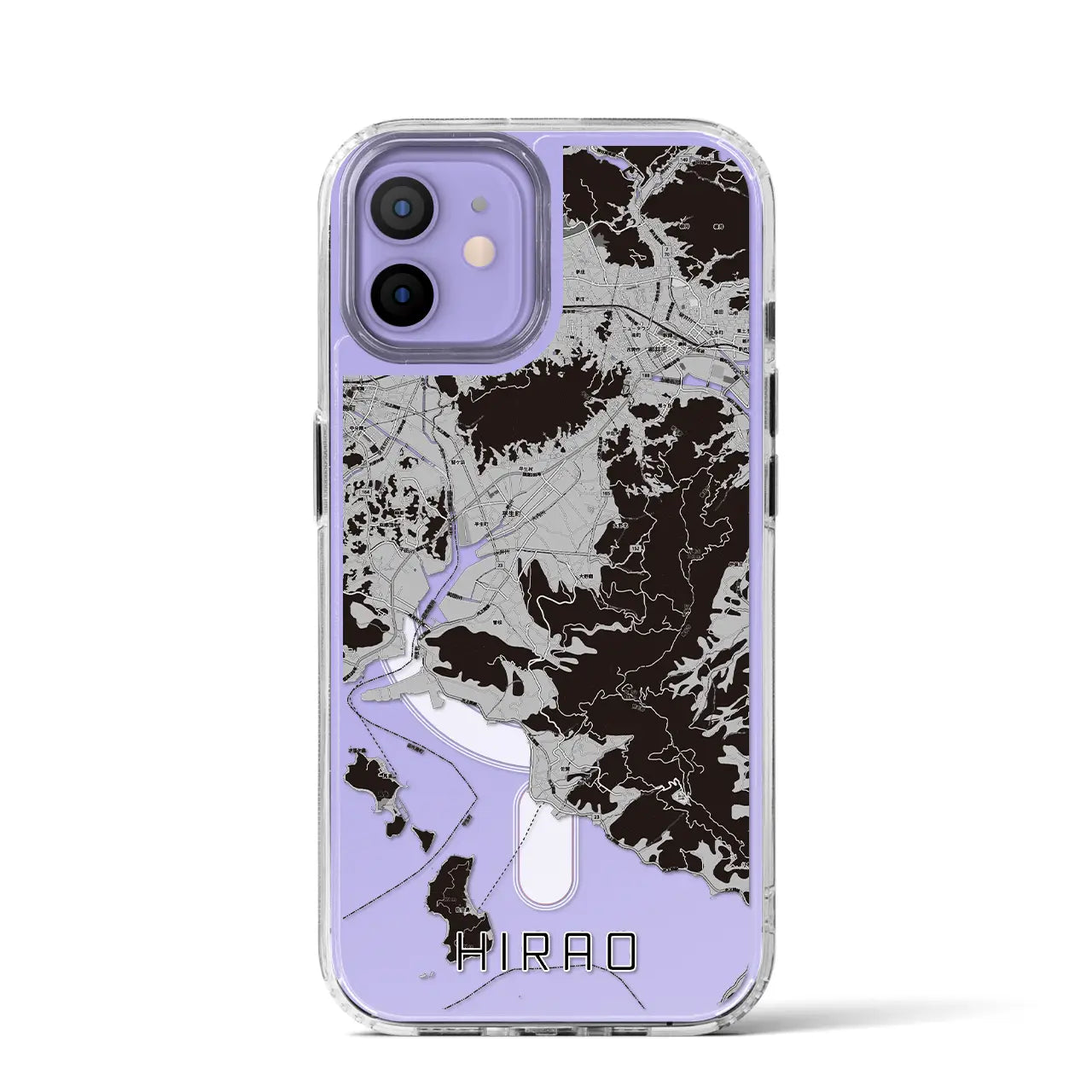 【平生(山口県)】地図柄iPhoneケース(MagSafeタイプ)