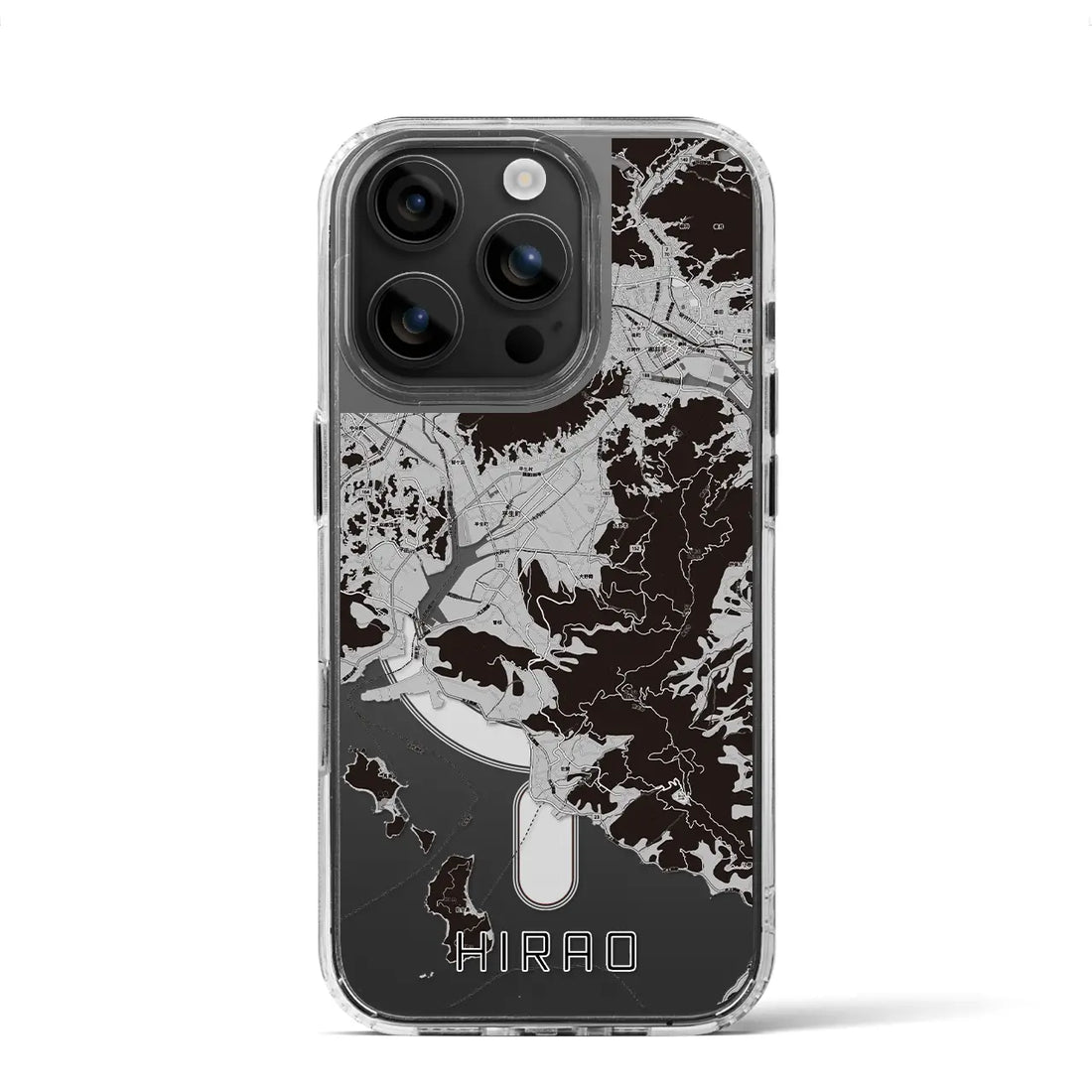 【平生(山口県)】地図柄iPhoneケース(MagSafeタイプ)