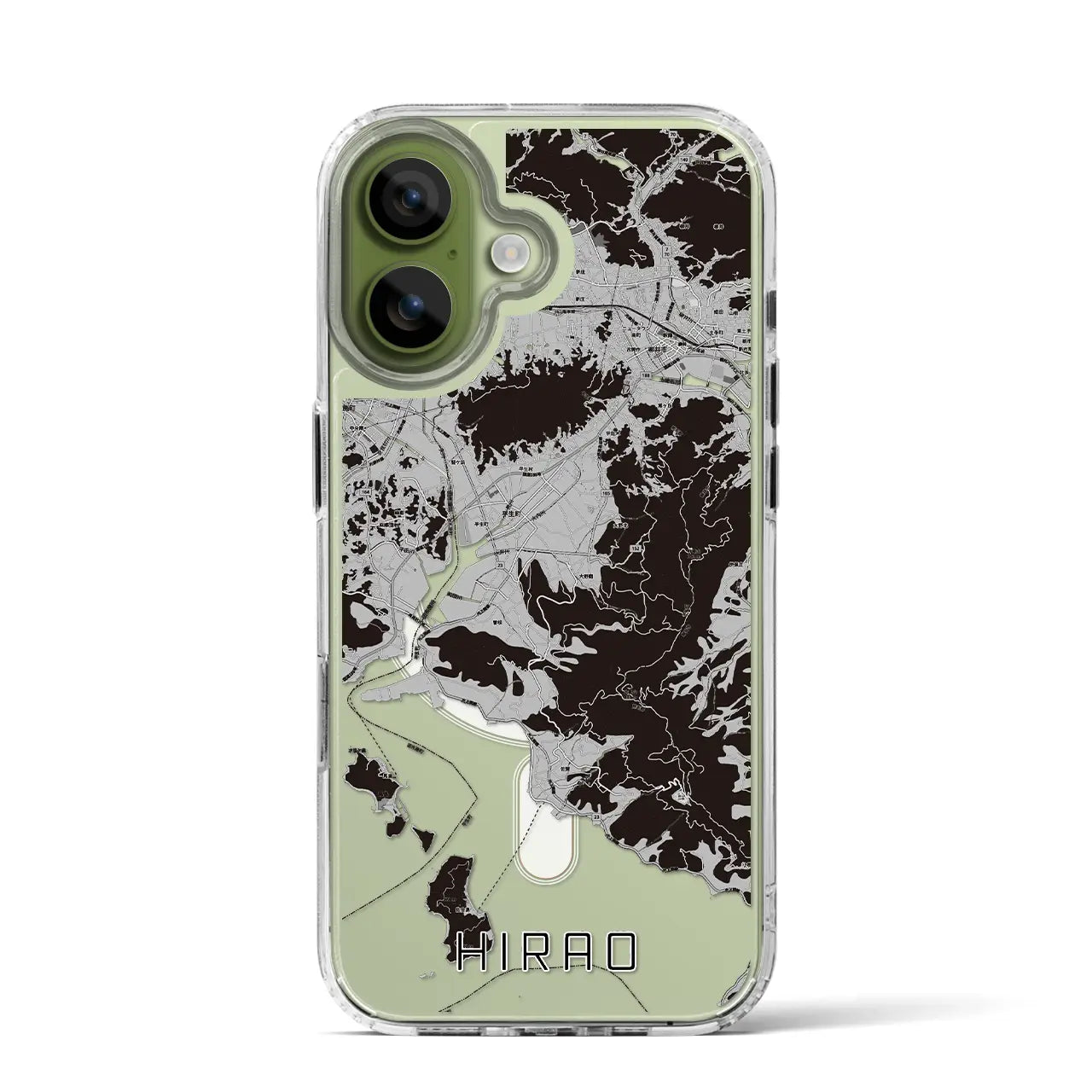 【平生(山口県)】地図柄iPhoneケース(MagSafeタイプ)