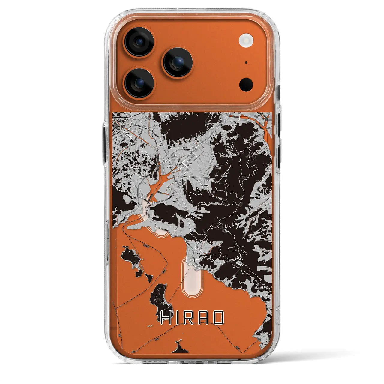 【平生(山口県)】地図柄iPhoneケース(MagSafeタイプ)
