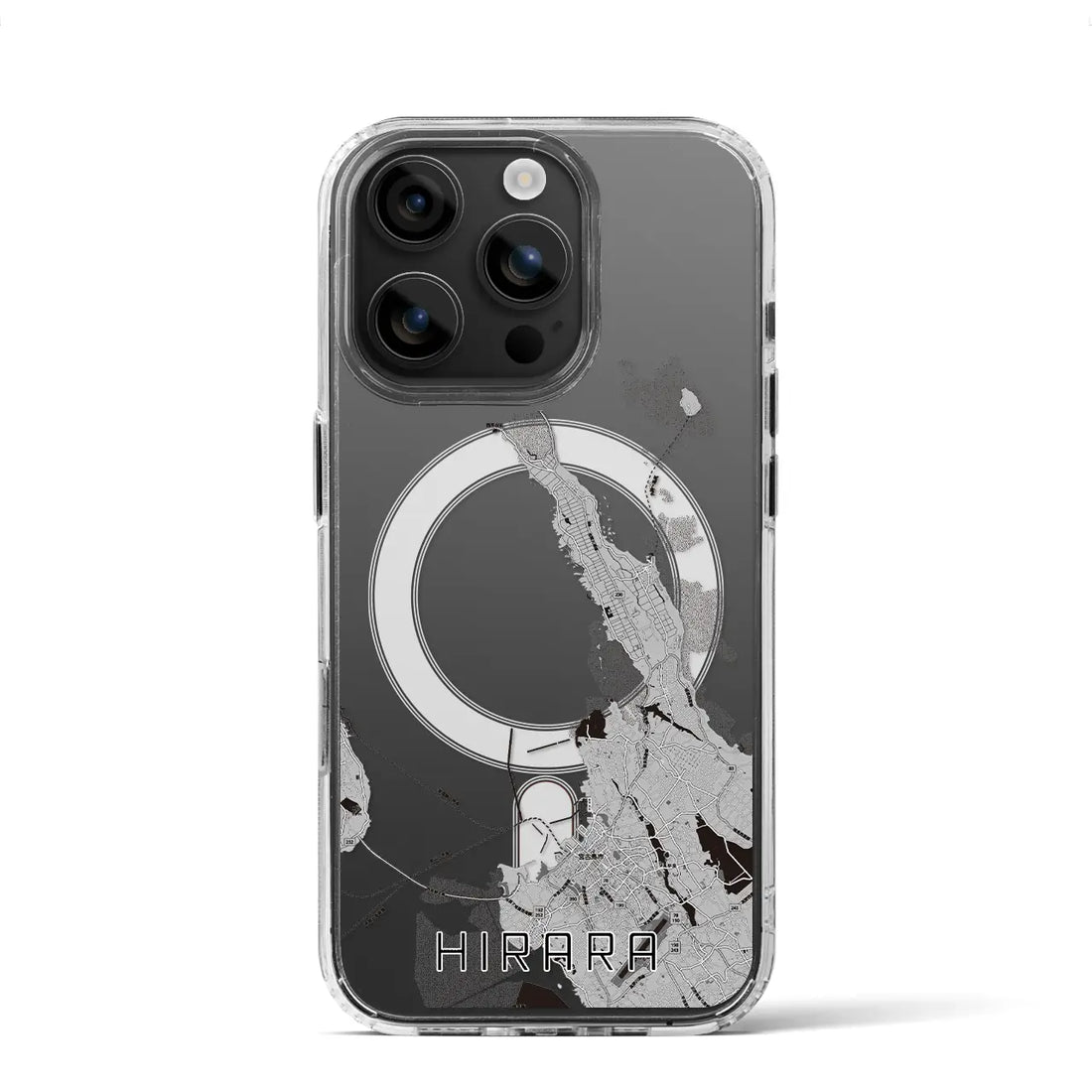 【平良(沖縄県)】地図柄iPhoneケース(MagSafeタイプ)