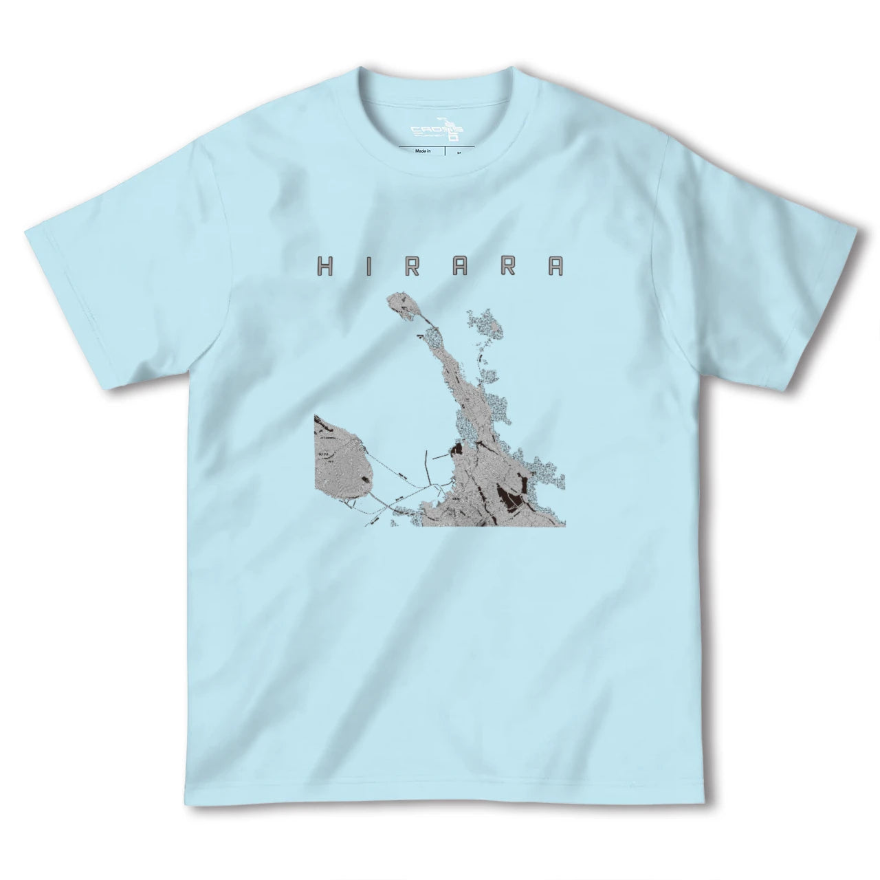 【平良(沖縄県)】地図柄ヘビーウェイトTシャツ