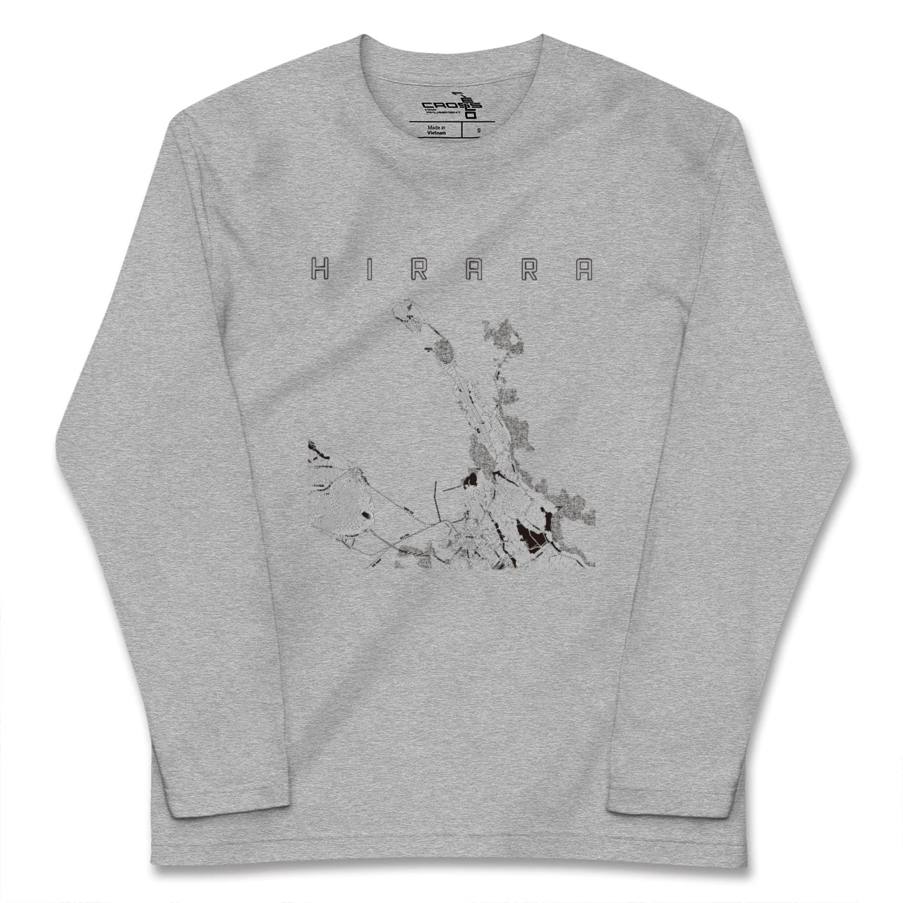 【平良(沖縄県)】地図柄ロングスリーブTシャツ