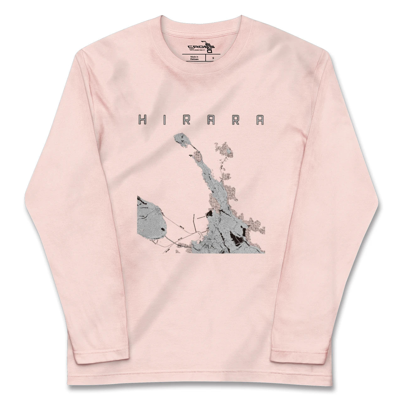 【平良(沖縄県)】地図柄ロングスリーブTシャツ