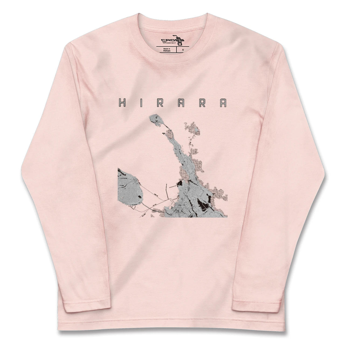 【平良(沖縄県)】地図柄ロングスリーブTシャツ